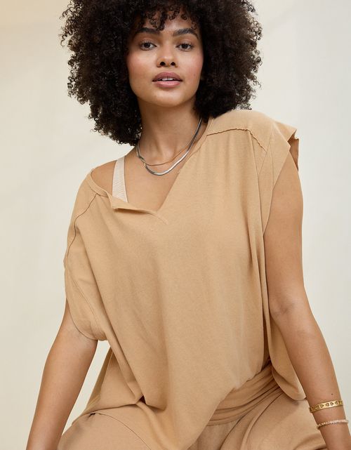 Camiseta cuello Redondo Aerie