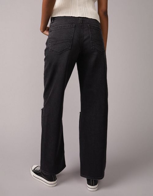 Jean Stovepipe Tiro Alto Ae