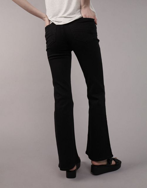 Jean flare de tiro alto de mujer AE